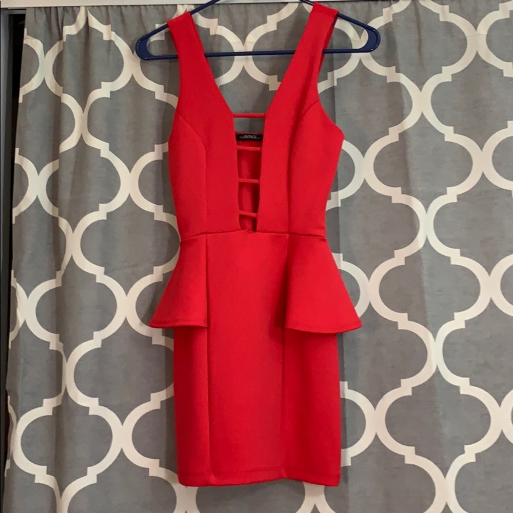 Red dress